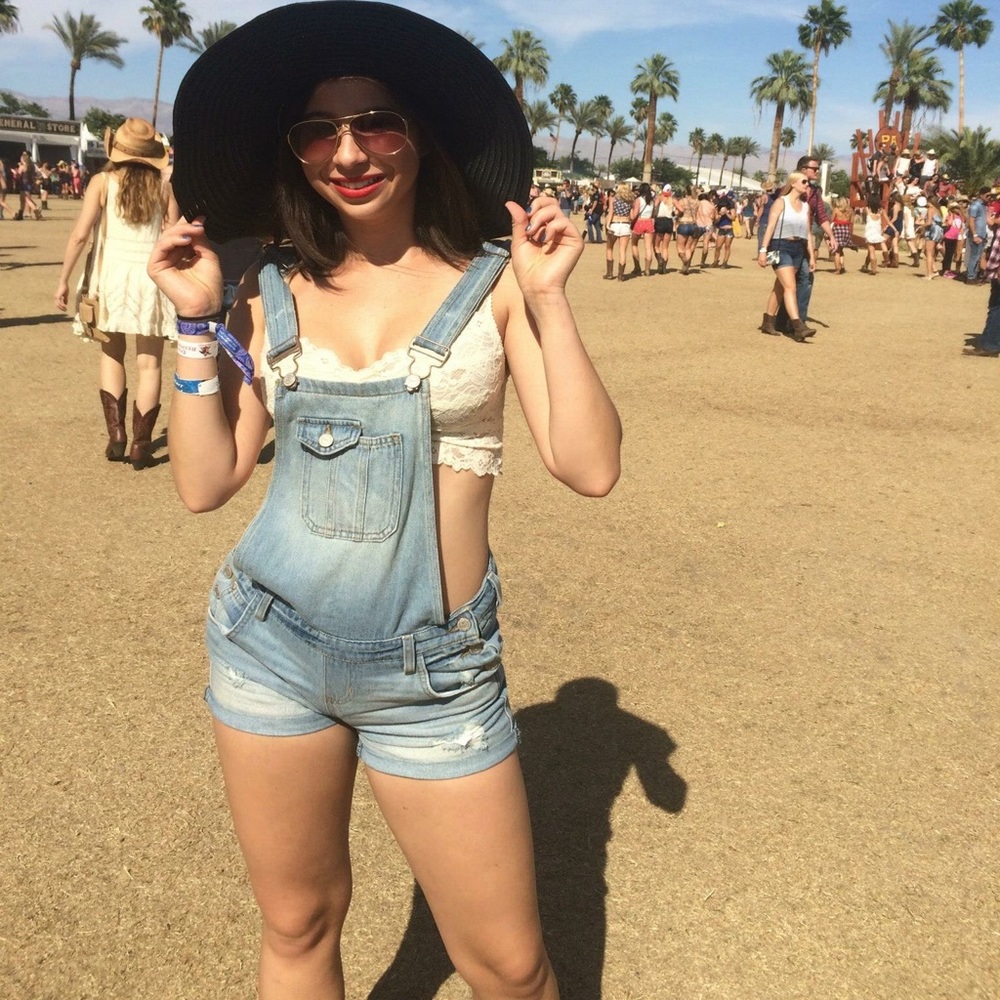 Denim overalls